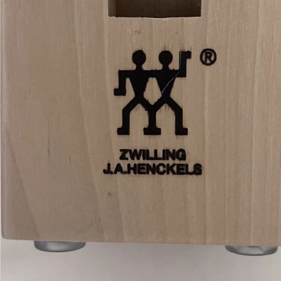 J. A. Henckels International 9 Slot Hardwood Knife Storage Block - Picture 3 of 6